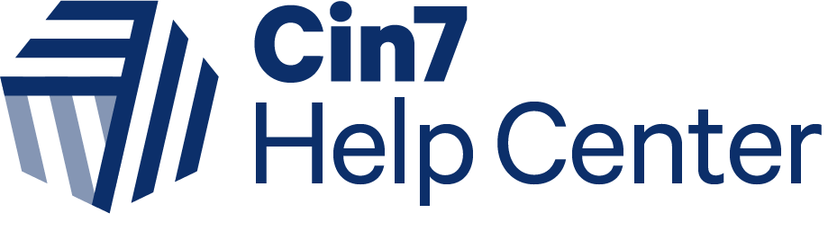 Cin7 Help Center home page